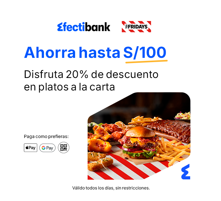 Pregunta por el 20% de descuento en platos a la carta en Friday's
